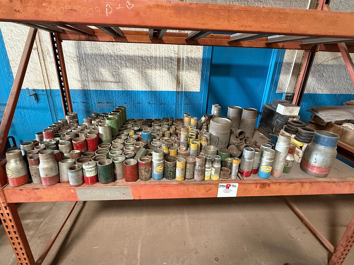 Used SHELF W/ (150+) ASSORTED PIPE FITTINGS, COLLARS, SWAGES, EL’s, REDUCER, X-OVERS, 1-1/2” THRU 6-1/2”