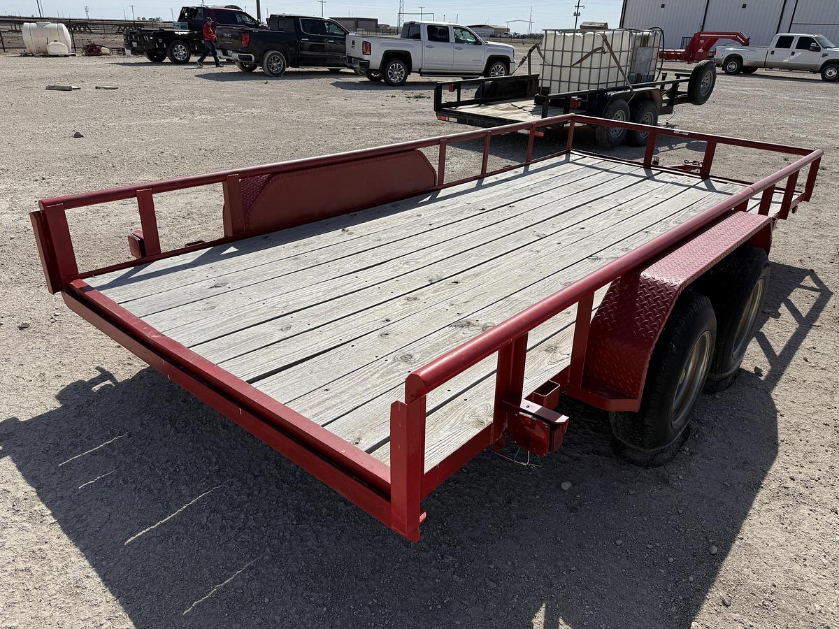 Used 16’ X 7’ T/A BUMPER PULL UTILITY TRAILER