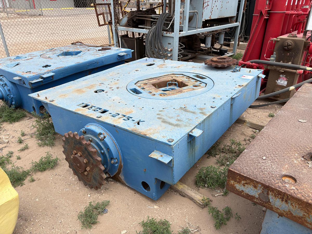 Used IDECO-275-K 27.5” rotary table W/ Varco split master bushing