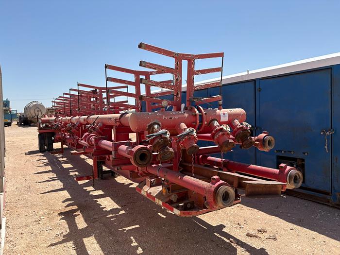 Used 2012 HP PIPING 45’ S/A 8-ARM FRAC MANIFOLD TRAILER