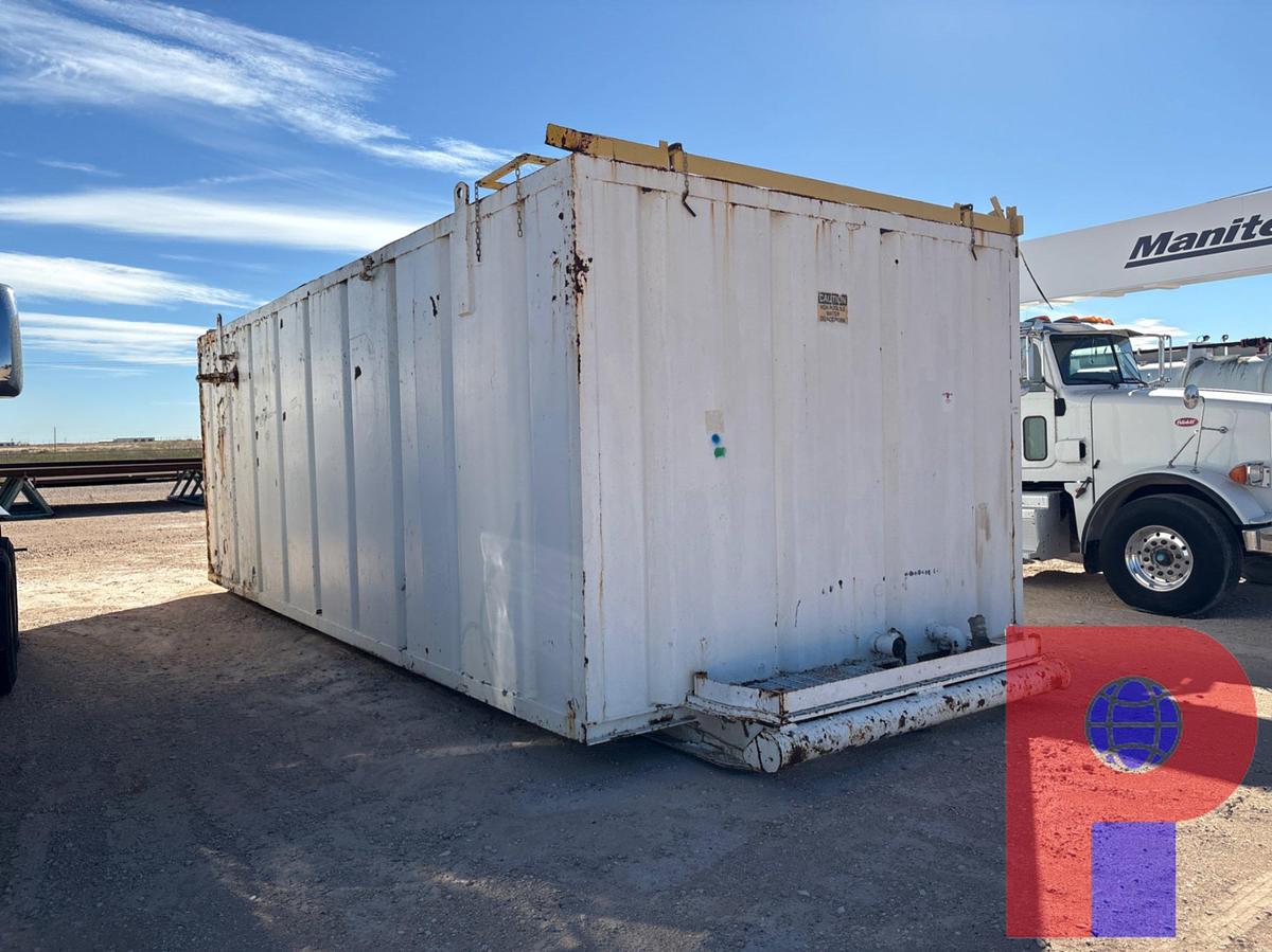 Used 27’6”L X 12’W X 9’H WATER TANK, SKIDDED