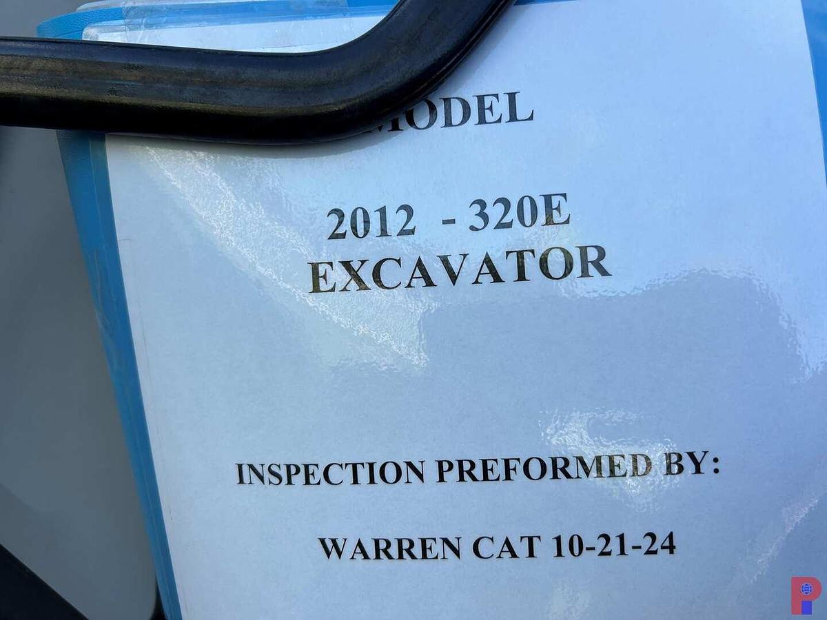 Used 2012 CATERPILLAR 320E CRAWLER EXCAVATOR