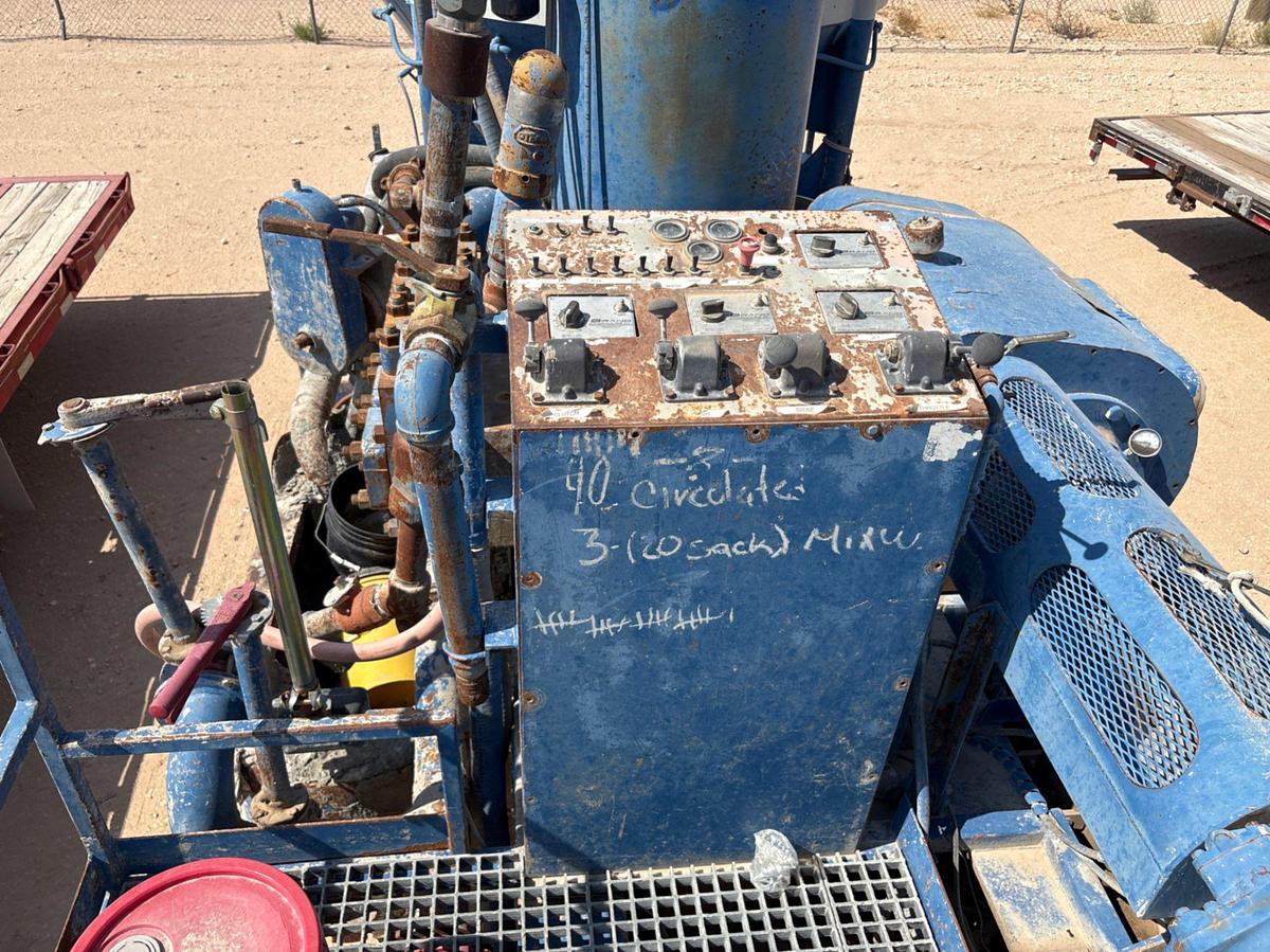 Used 2006 SHOPBUILT T/A CEMENT PUMP TRAILER
