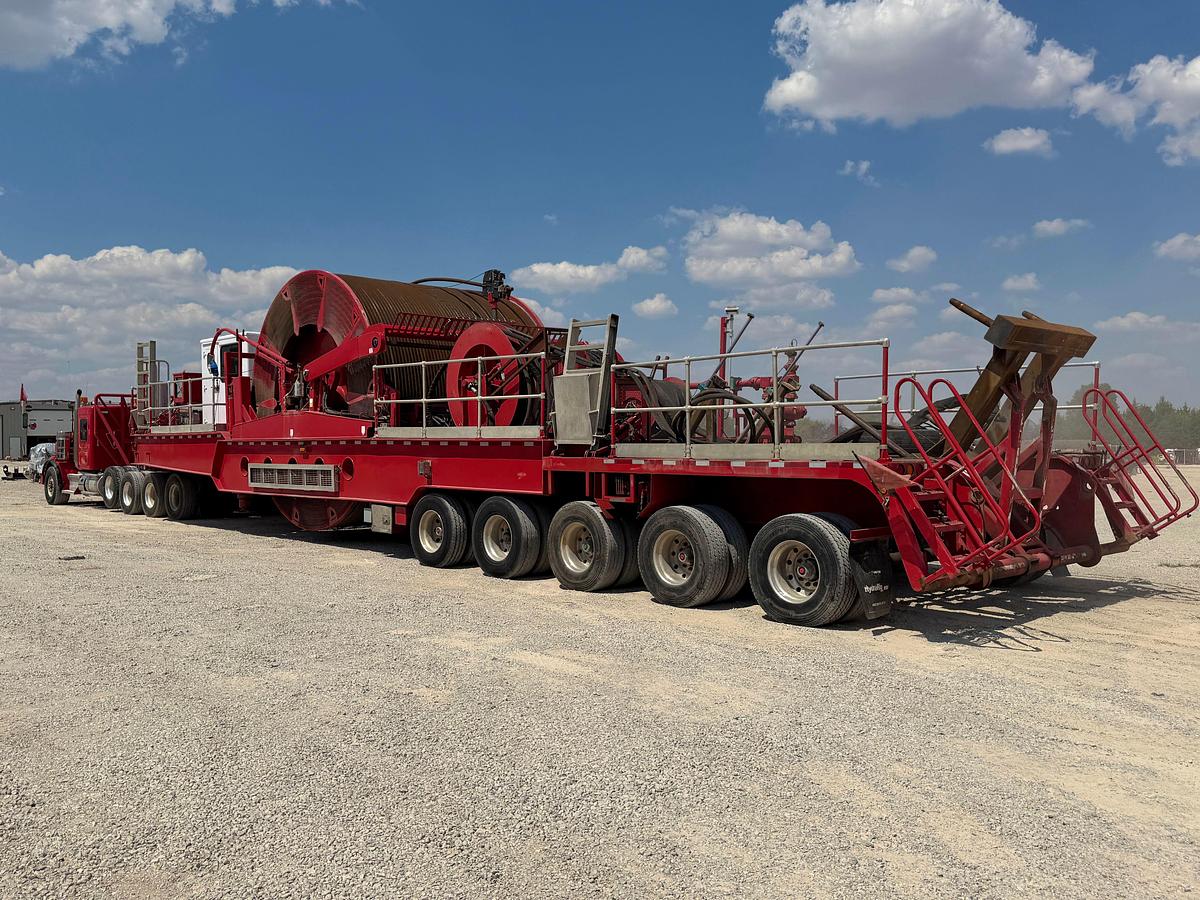 Used 2019 Hydra Rig 2-3/8” Coil Tubing Unit & Haul Truck with BOP Support Trailer & Truck Package lots__ thru__