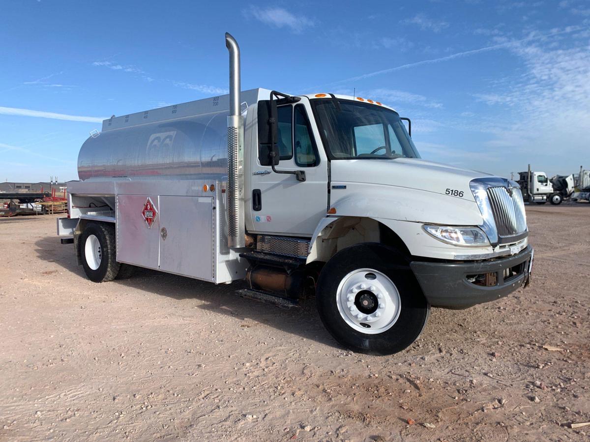 Used 2009 INTERNATIONAL DURASTAR 4300, (5) Comp. 2,900 Gallon Fuel Truck
