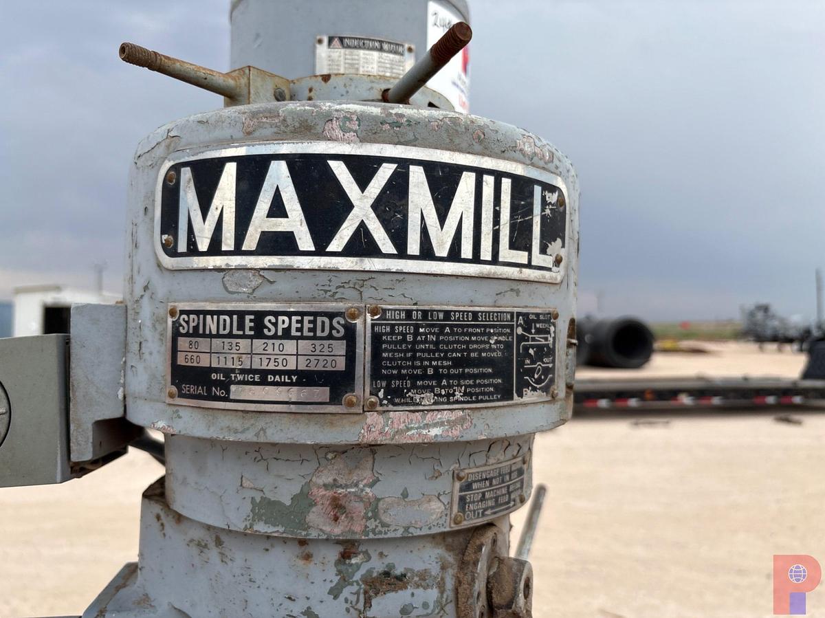 Used MAXMILL 2HP ELECTRIC DRILL PRESS