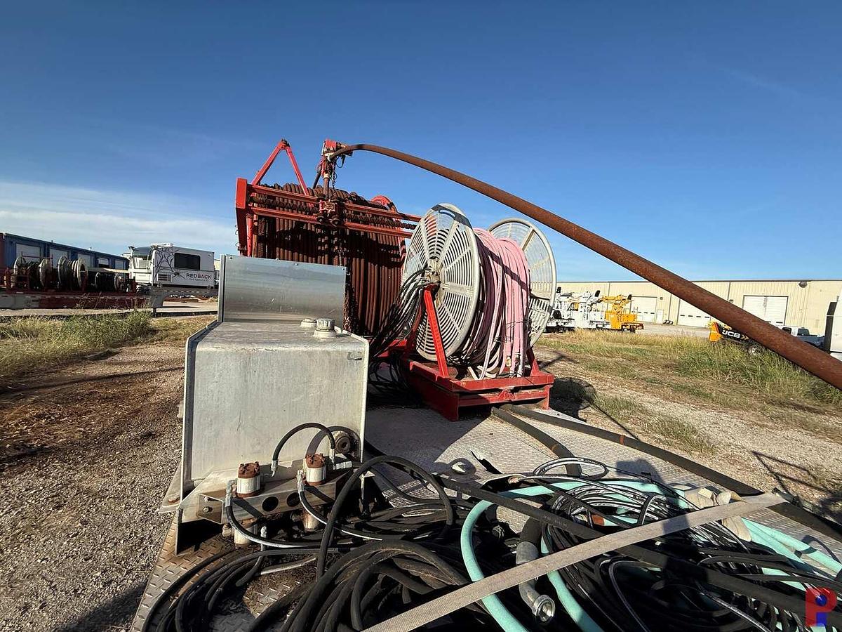 Used 2012 SERVA GROUP 54’ X 102” 4-AXLE 2” COIL TUBING TRAILER