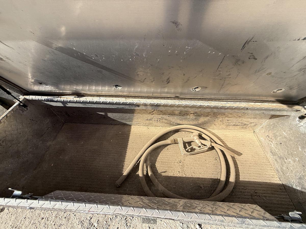 Used UWS 60” X 32” X 24” L-SHAPE FUEL TANK & TOOL BOX COMBO