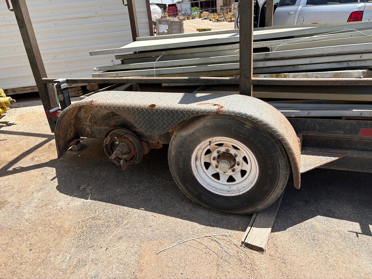 Used 12’ X 6’ T/A Bumper pull monorail trailer