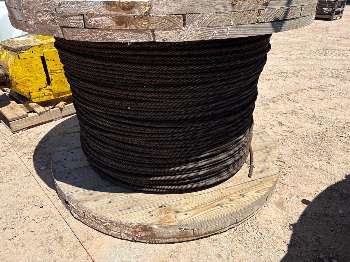 Used Spool of 5/8” sand line & spool of 1” Drill line