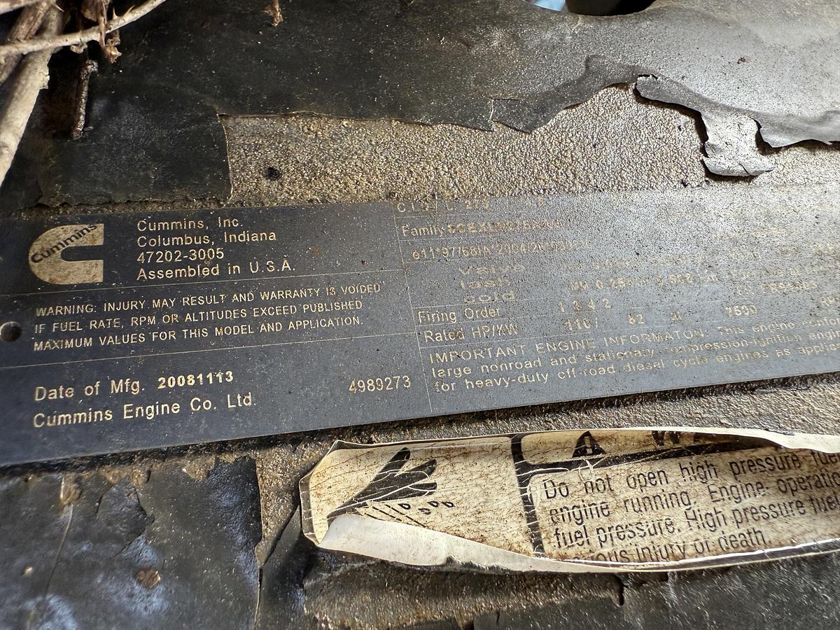 Used LOGAN 85-TON POWER SWIVEL P/B CUMMINS MTD ON 2009 AMERITRAIL GOOSENECK TRAILER