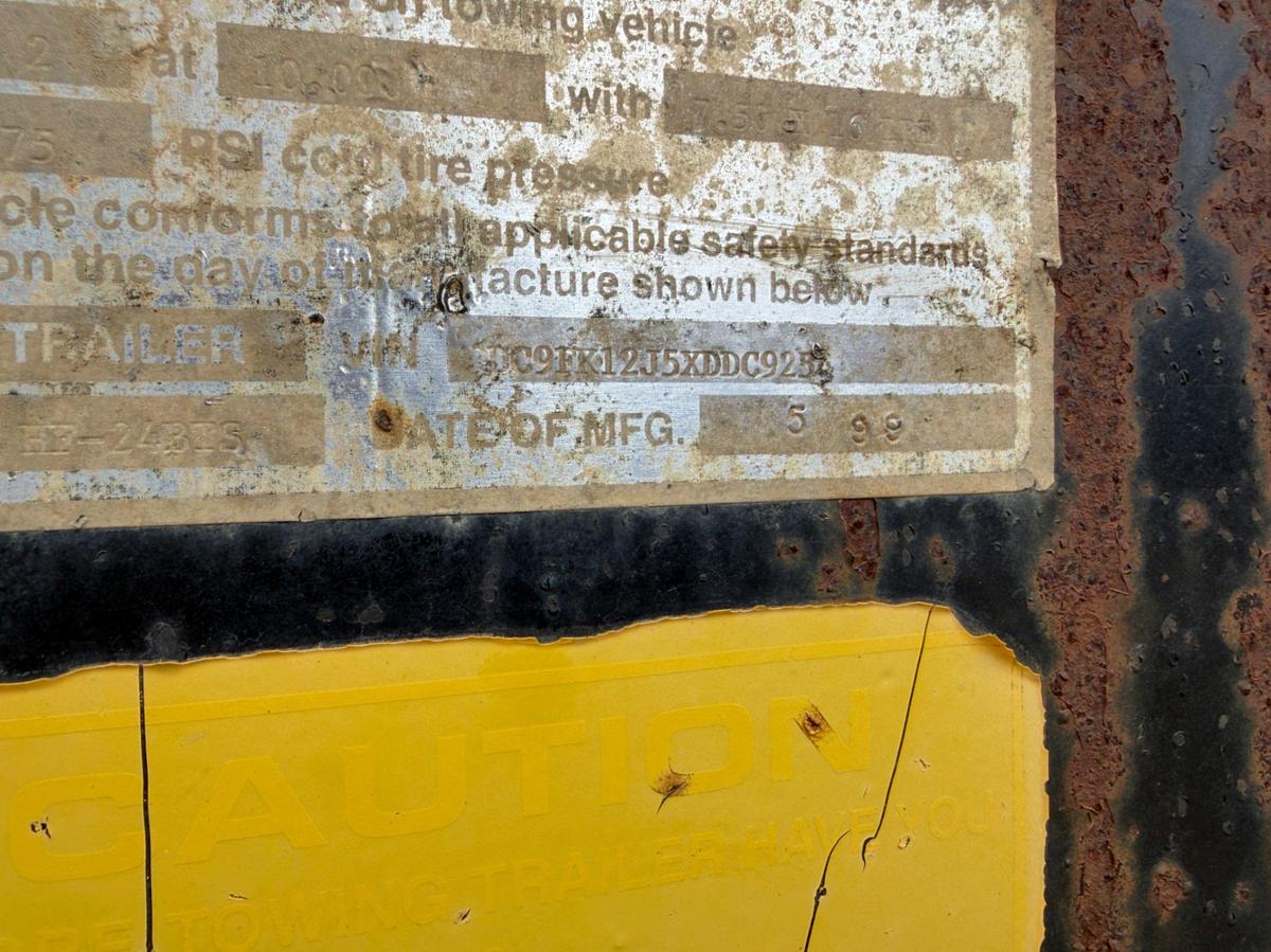 Used 1999 Donahue 24’ Flatbed Pintle Hitch Trailer