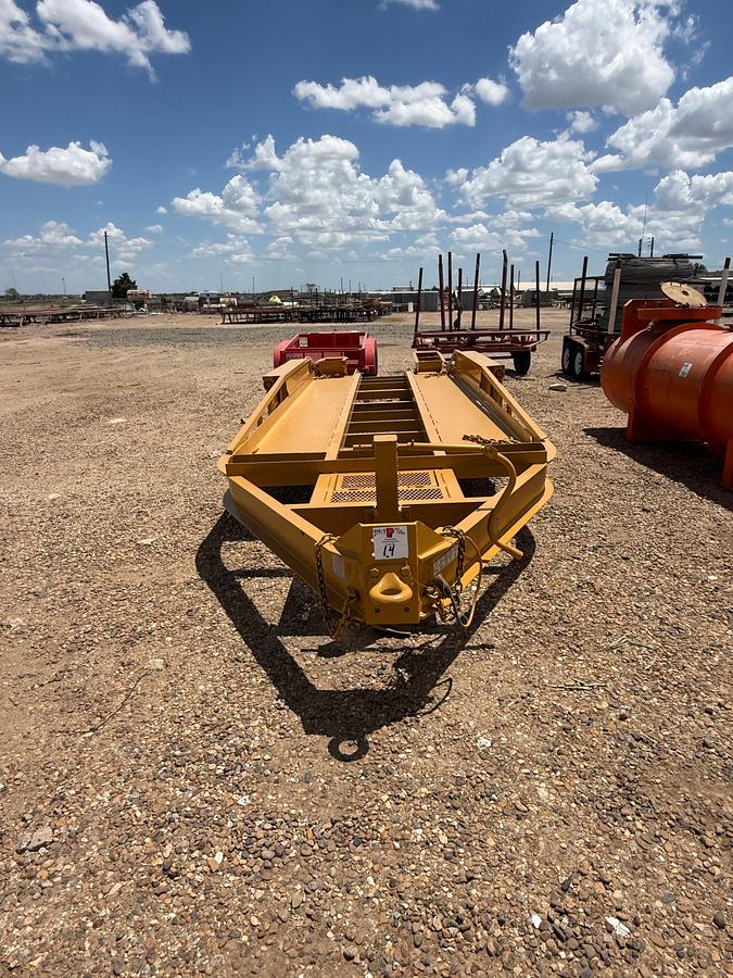 Used 2008 BELSHE INDUS. 28’ X 7’ T/A PH EQUIPMENT TRAILER