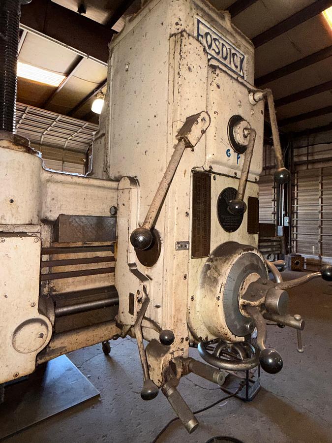 Used FOSDICK (U.S. NAVY) 4FT. ARM-13” COL. RADIAL ARM DRILL PRESS