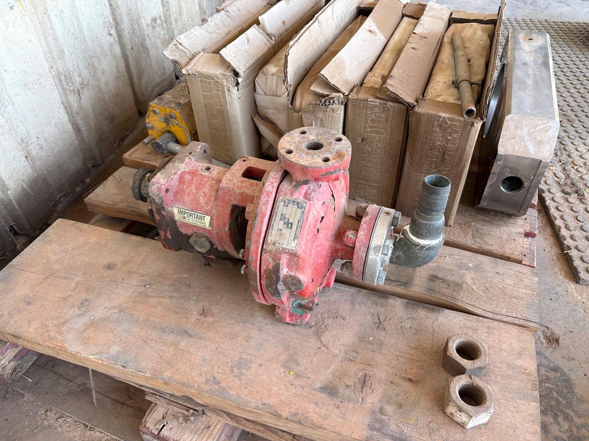 Used (6) 7-1/16” 10k flsr valve gates & (1) 1x1 magnatex trash pump