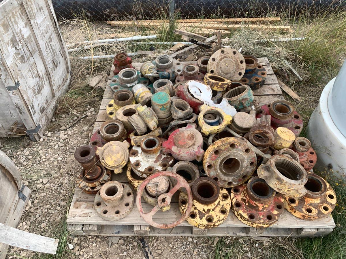 Used (5) Pallets of Assorted 3” to 4” 10k Weco Flanges