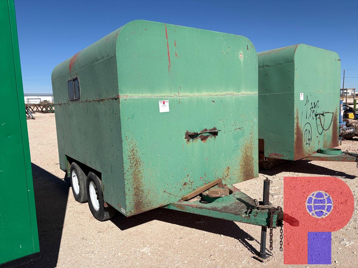 Used SHOPBUILT 10’ X 7’ T/A BUMPER PULL DOGHOUSE TRAILER