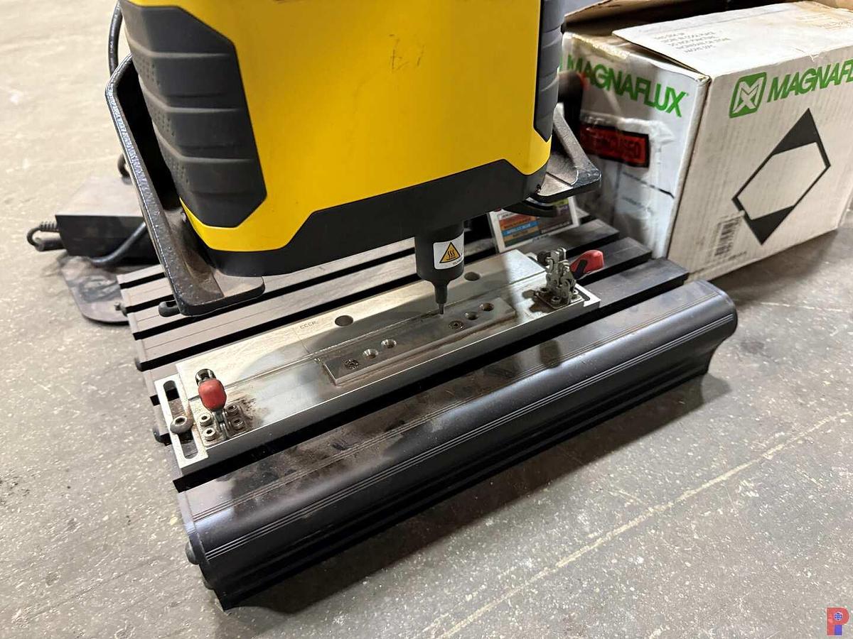 Used TECHNOMARK EASY 120 WIRELESS DOT PEEN MARKING SYSTEM, & MAGNAFLUX TEST KIT