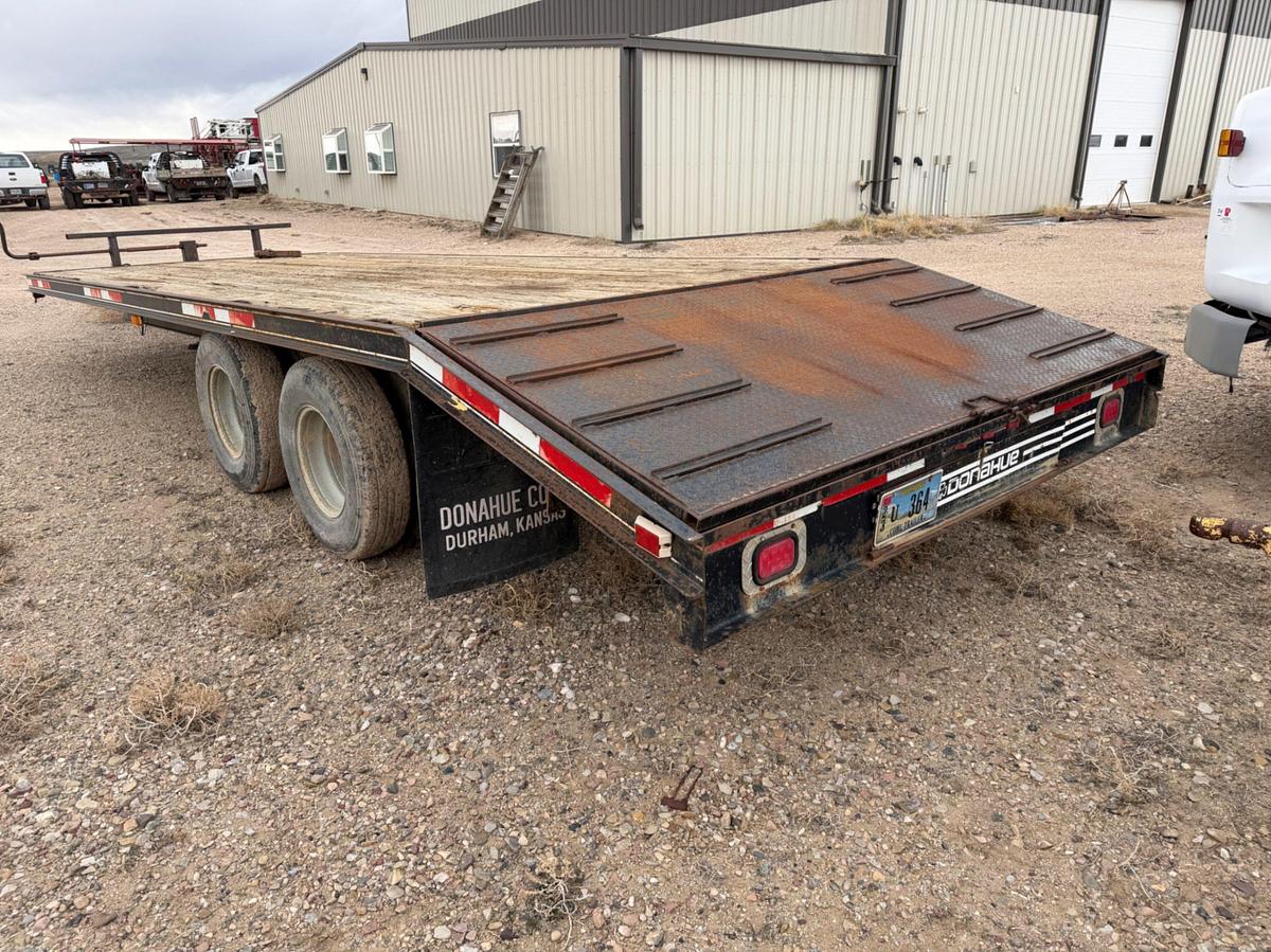 Used 1999 Donahue 24’ Flatbed Pintle Hitch Trailer