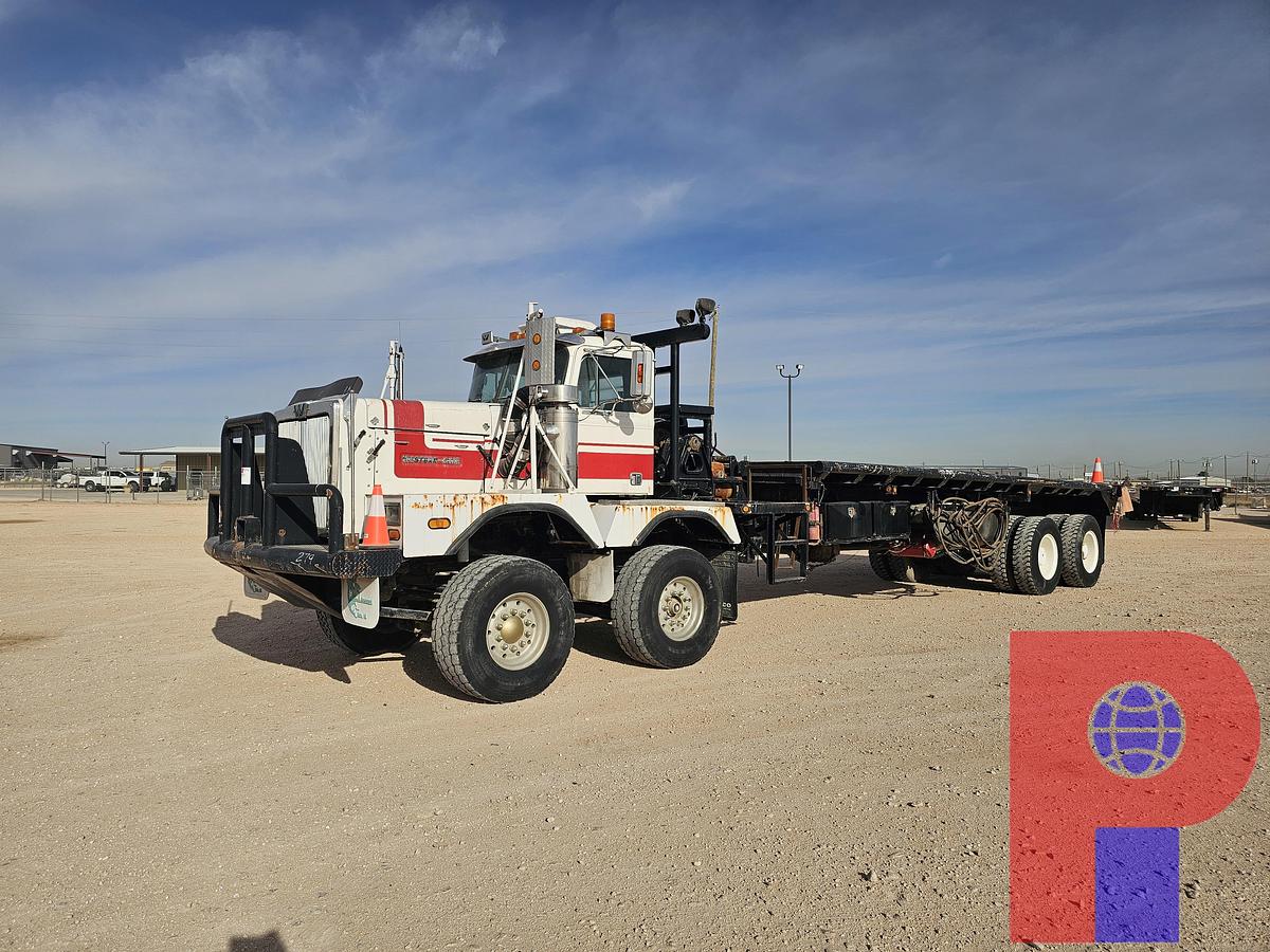 Used 1995 WESTERN STAR 6984S TWIN-STEER RIG UP WINCH TRUCK