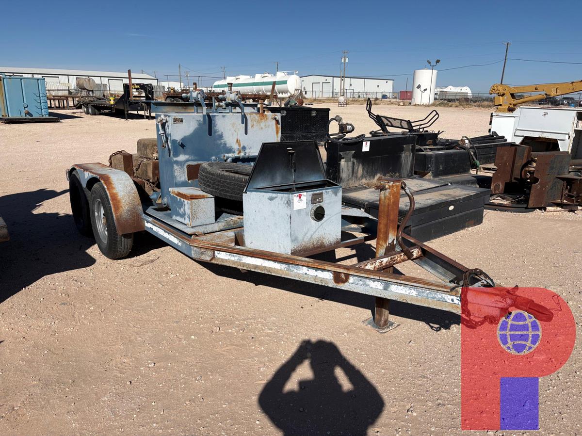 Used SHOPBUILT 10’ X 6’ T/A BUMPER PULL TRAILER W/ INCOMPLETE 2-STATION CLOSING UNIT