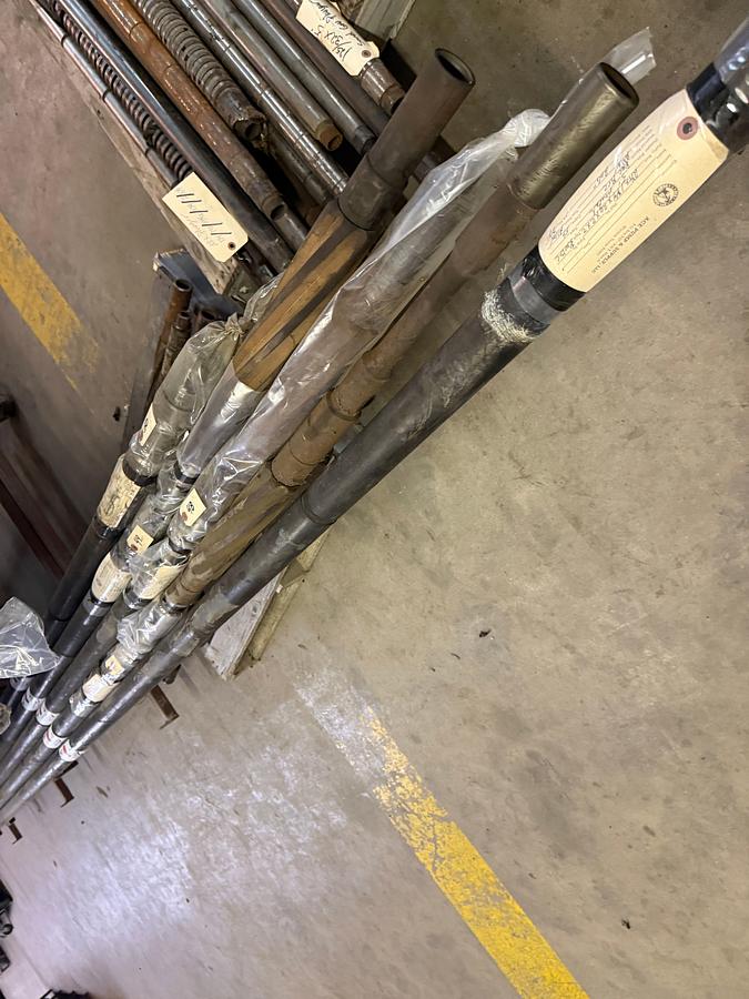 Used 2-1/2 x 2 x 16 x 2 x 2, 5’ MTL PLGR, NIC BBL, HVR, SS TRIM DOWNHOLE PUMP W/ SPIRAL GUIDE & 1’ PONY ROD