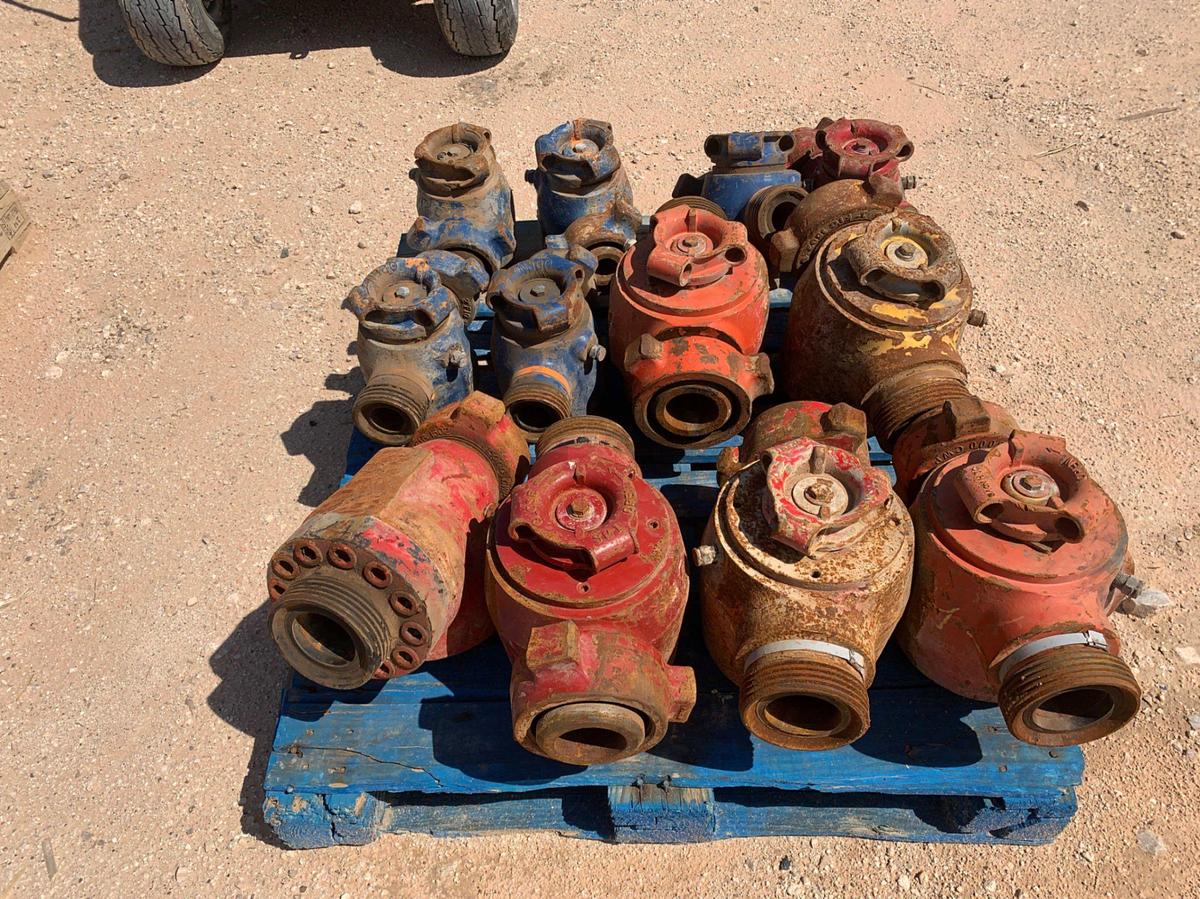 Used (12) 2” and 3” 1502 Plug Valves