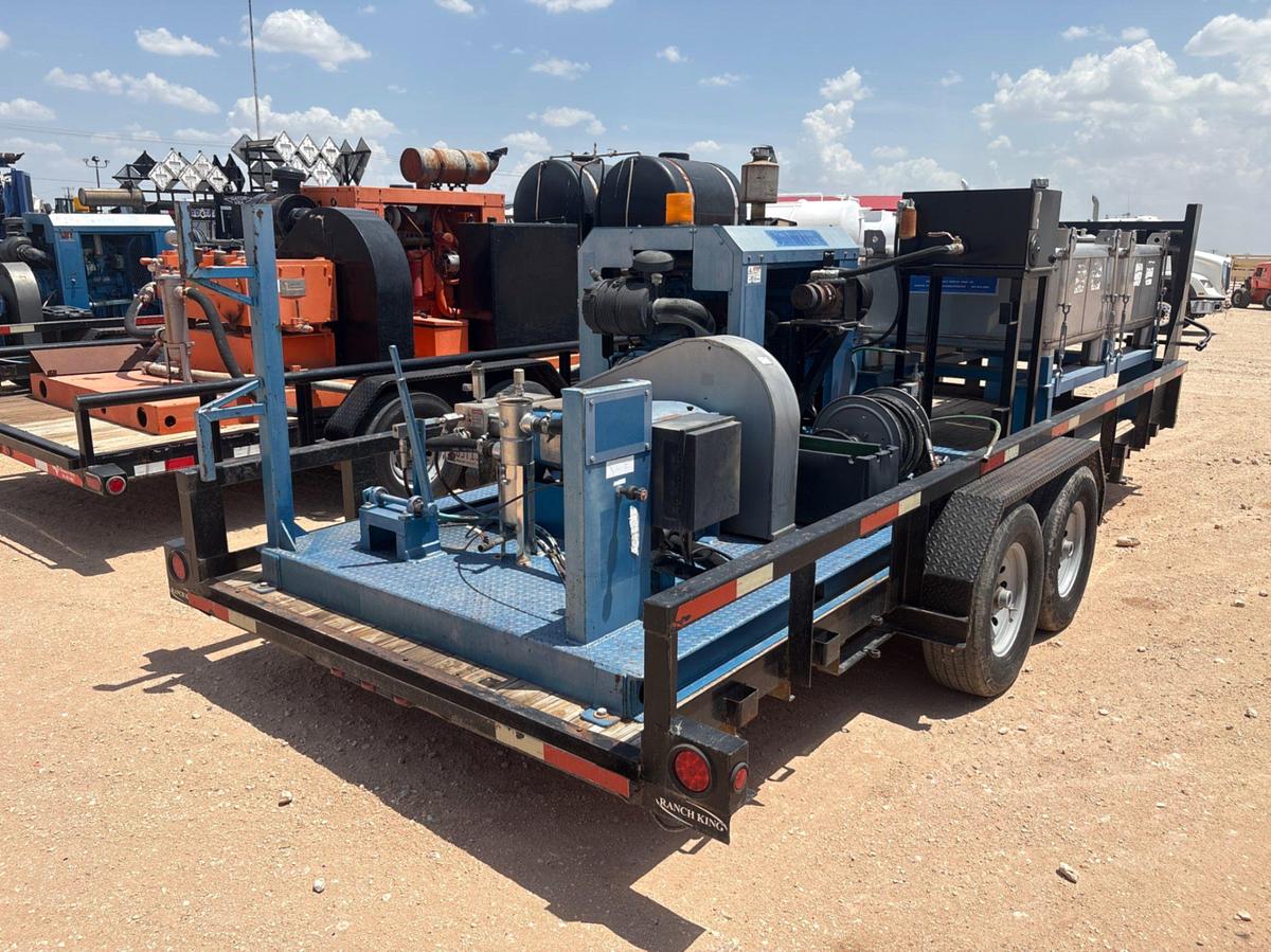 Used 2011 RELIABLE PUMPS T/A GOOSENECK 15K HYDROSTATIC TEST TRAILER