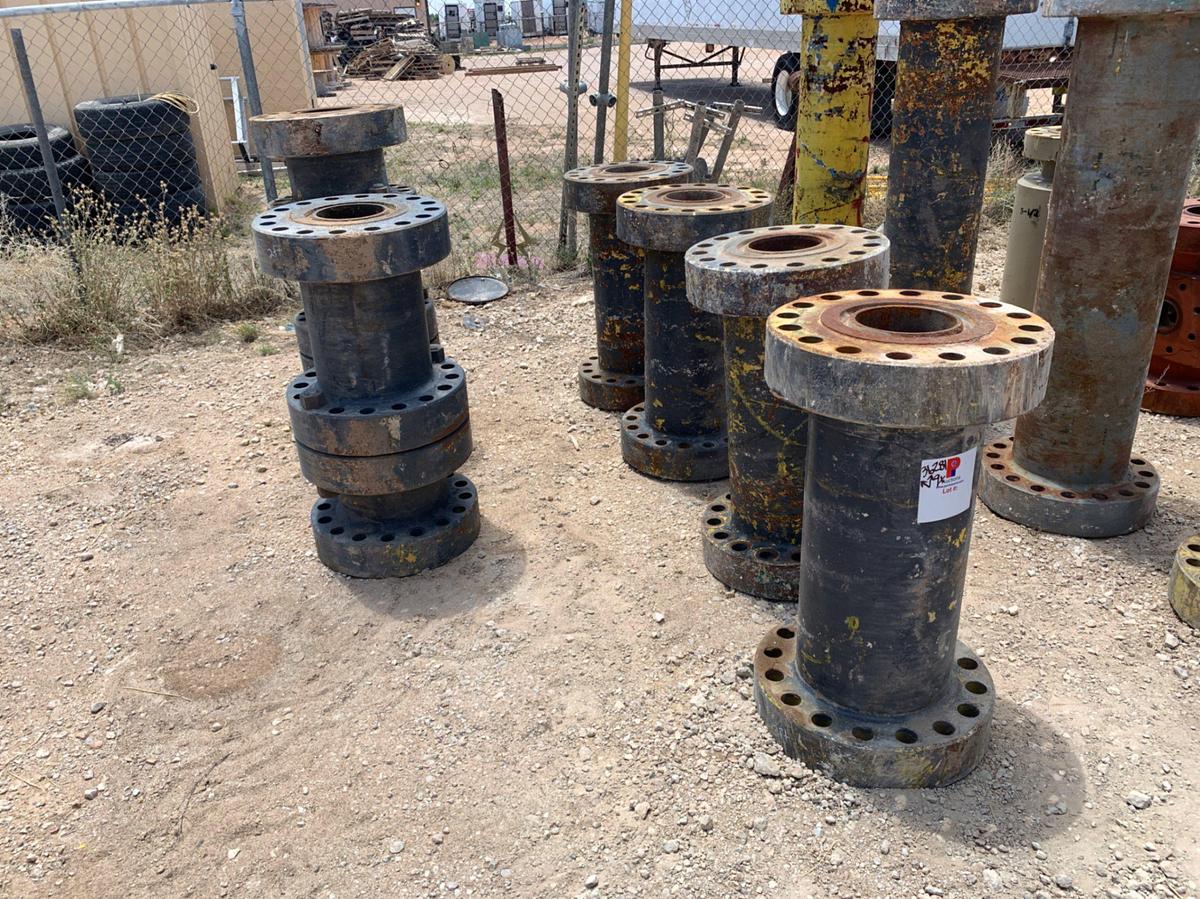 Used (9x) Assorted 7-1/16 10k Spacer Spools 1’- 3’