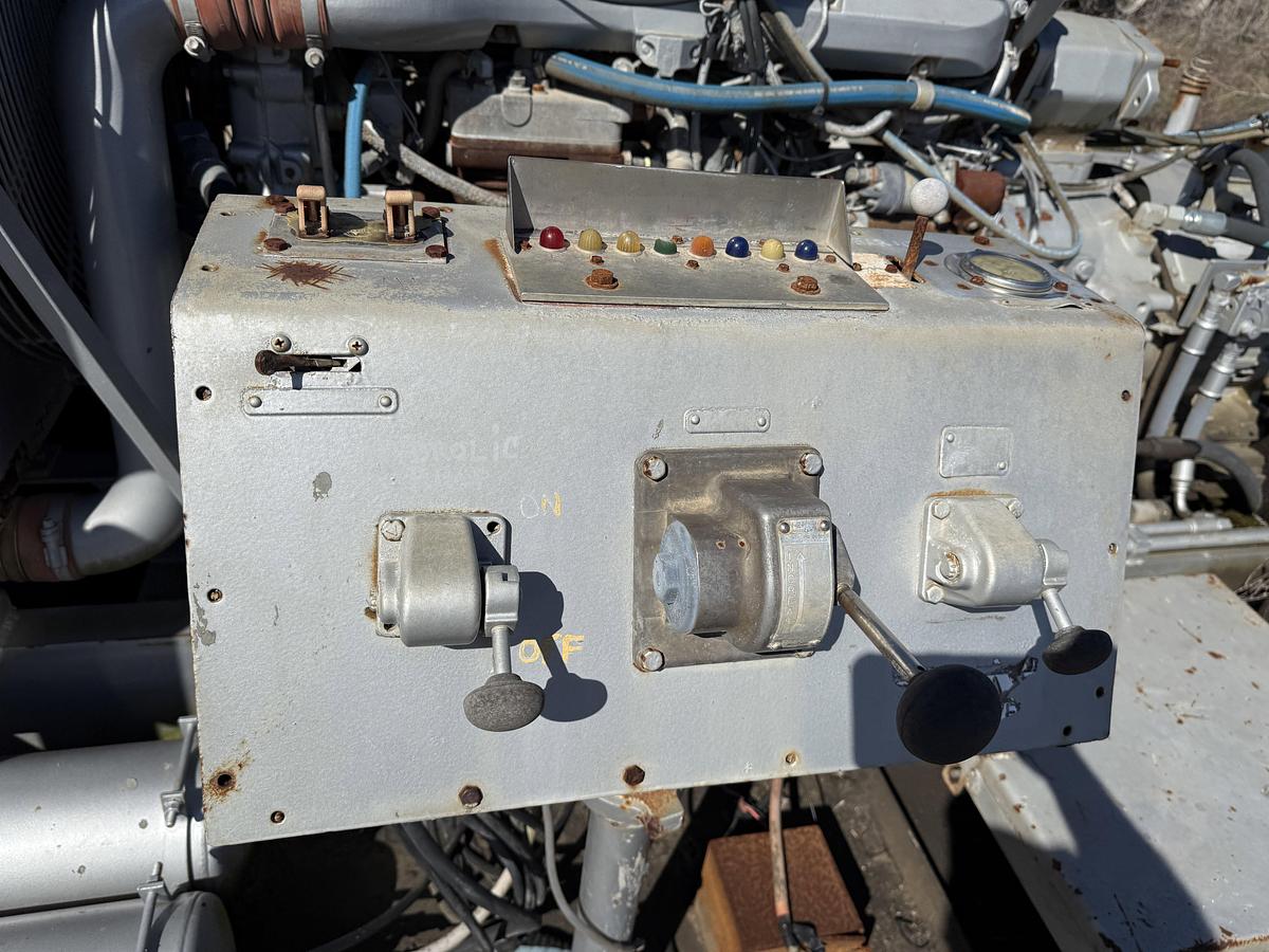 Used JWS-340 10K WP TRIPLEX WELL SERVICE PUMP SKIDDED P/B DETROIT SERIES 60 (INCOMPLETE)