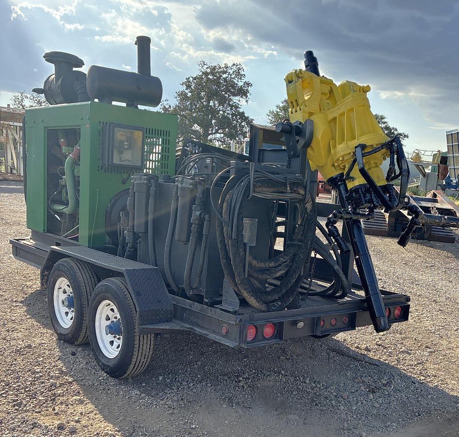 Used BOWEN 3.5 120-TON POWER SWIVEL P/B JOHN DEERE 350-HP MTD. T/A BP TRAILER