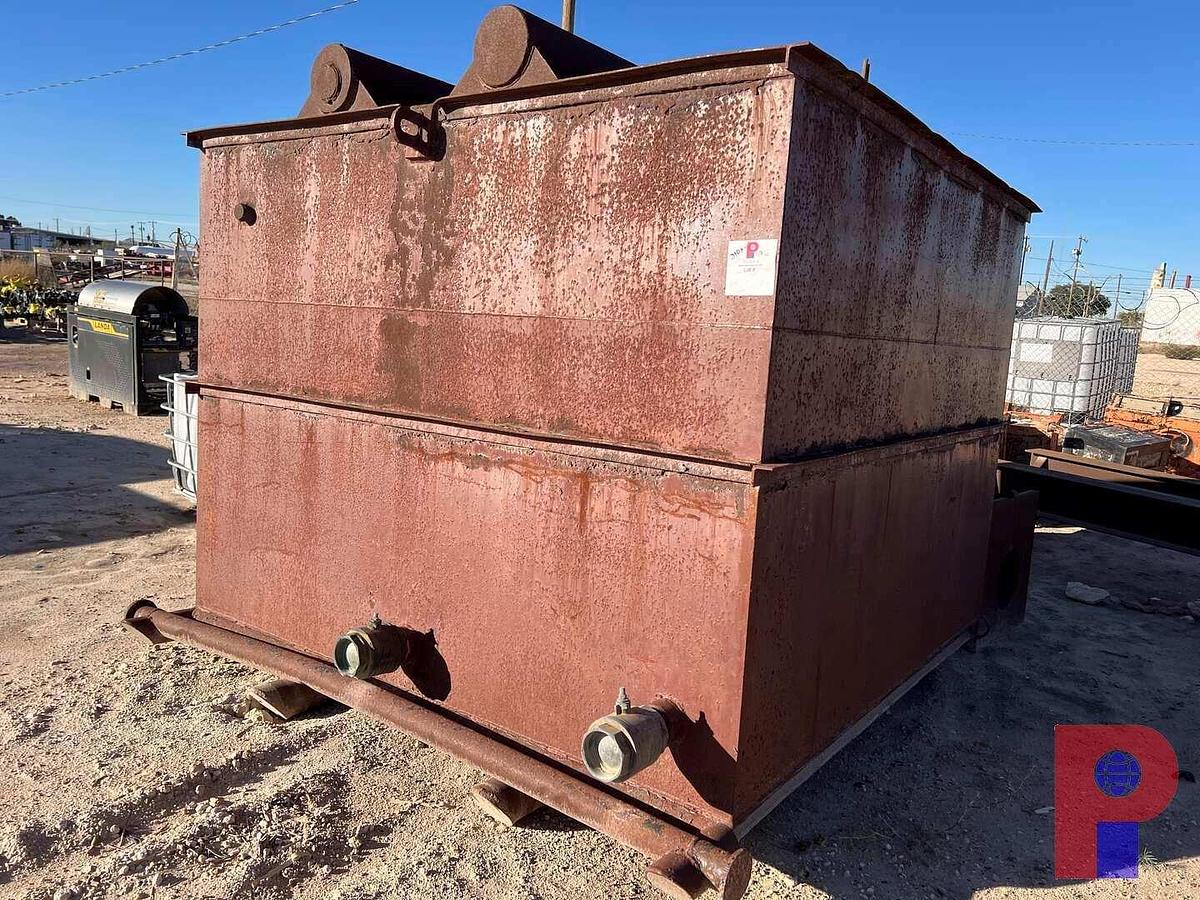 Used 2-OPEN TOP TANKS W/ GASBUSTERS, FLARE TUBE W/CONTROLLER, GROUND I-BEAM STANDS, TOTES