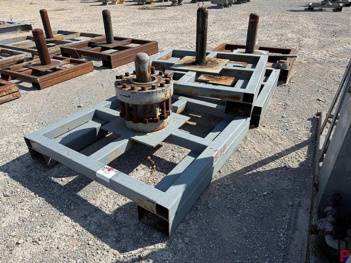 Used (4) 5’ X 5’ FRAC VALVE / BOP TRANSPORT SKIDS