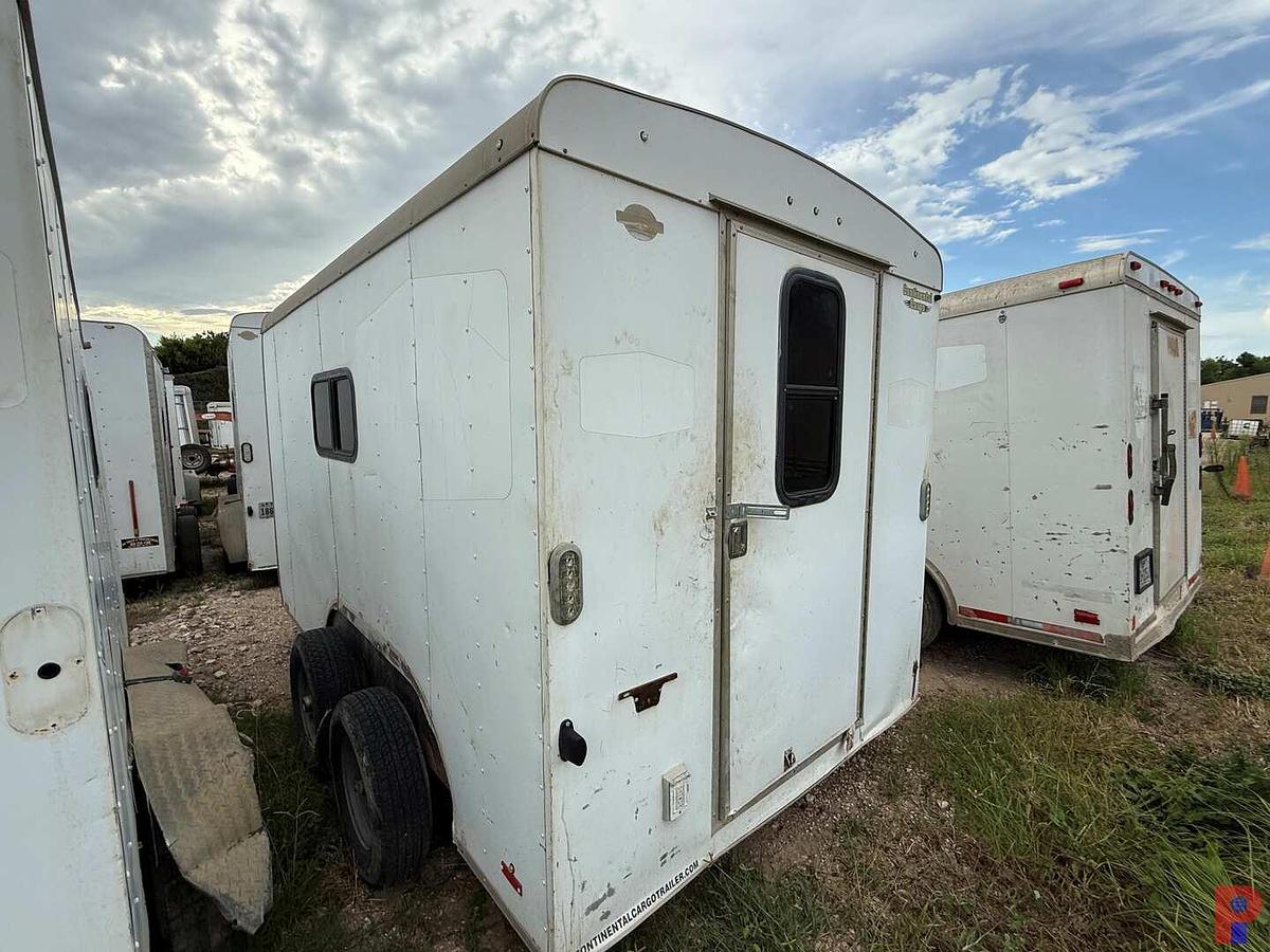 Used 2015 FOREST RIVER 12’ T/A BUMPER PULL CREW / DOGHOUSE TRAILER