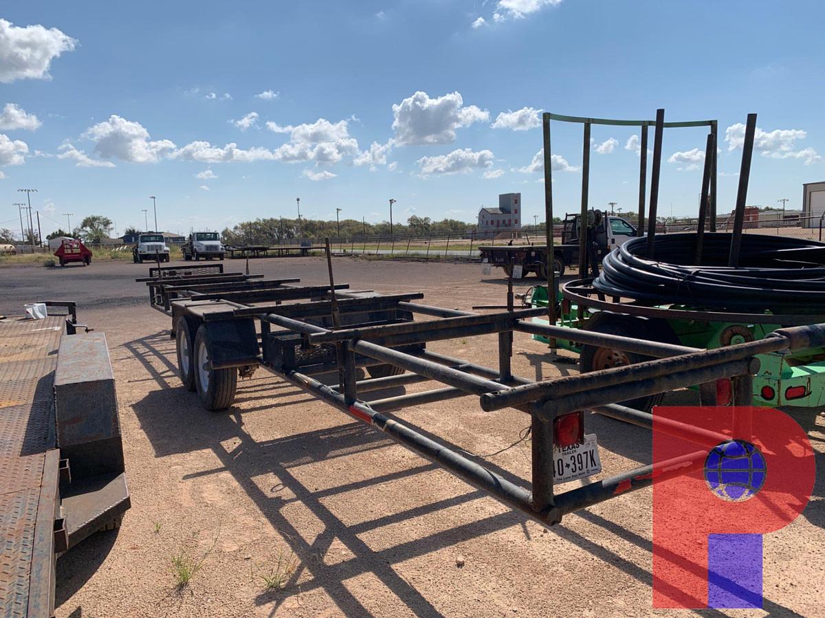 Used 31’ SHOP BUILT PIPE TRAILER