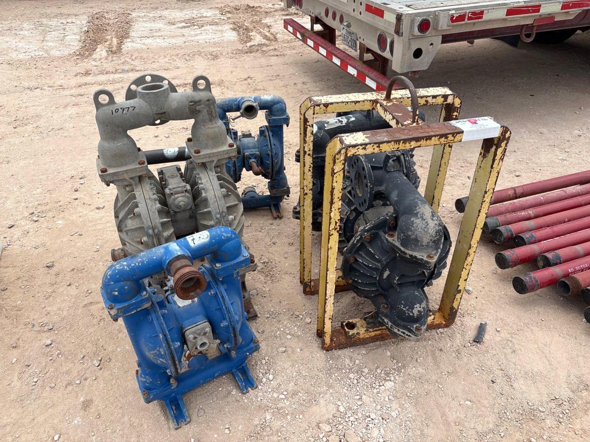 Used (6 x $) assorted size diaphragm pumps