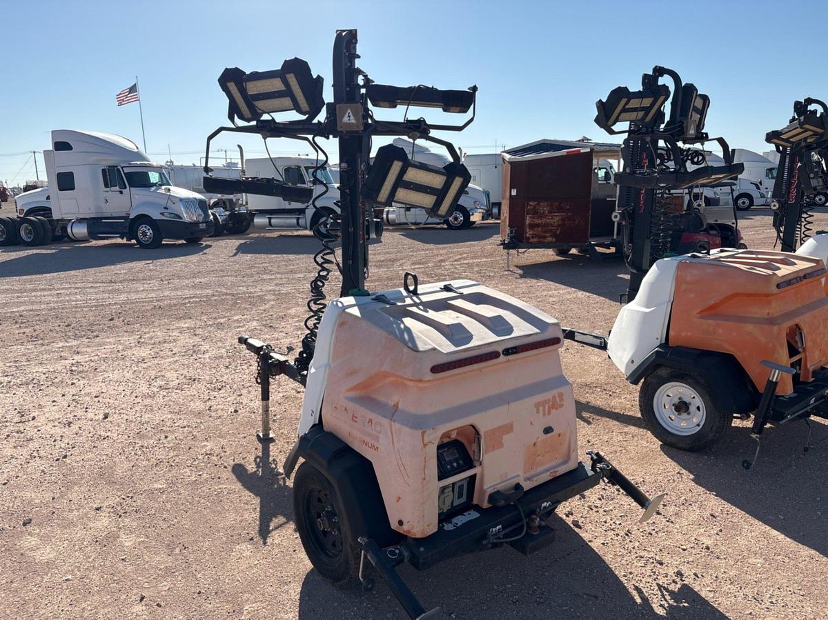 Used 2017 GENERAC MOBILE PRODUCTS MLT6SMDS 6KW S/A BUMPER PULL LIGHT TOWER