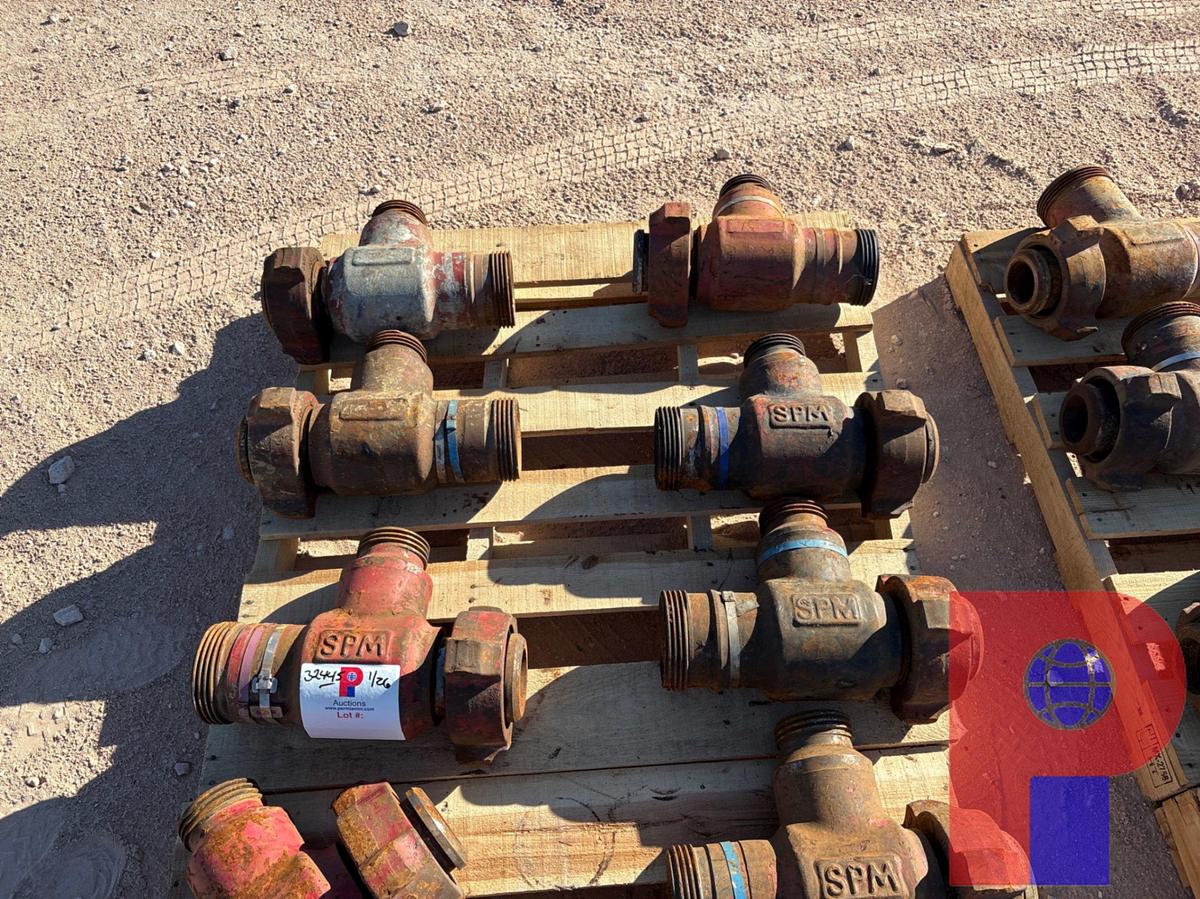 Used (6) SPM 3” X 2” 1502 “T” FITTINGS