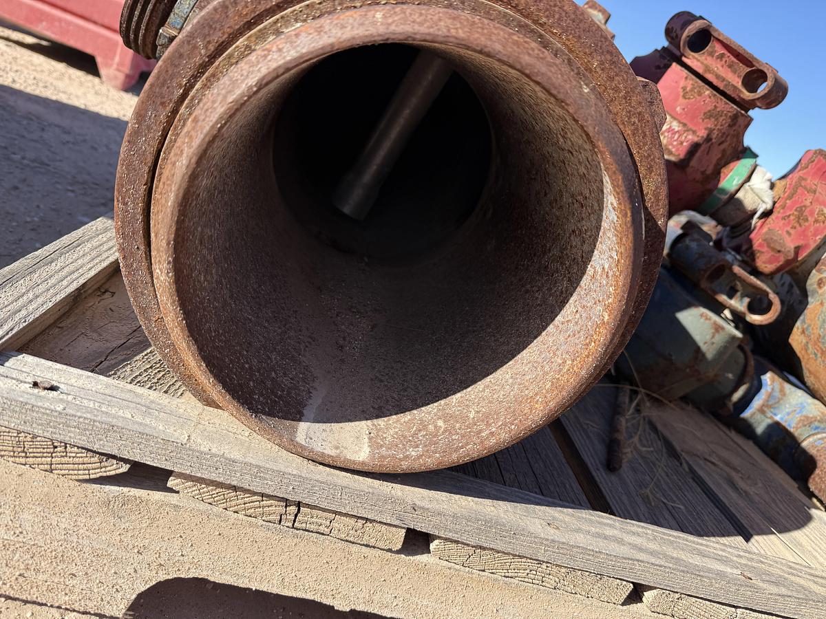 Used (2) MULTI-SIZE SINGLE PLUG CEMENT HEADS