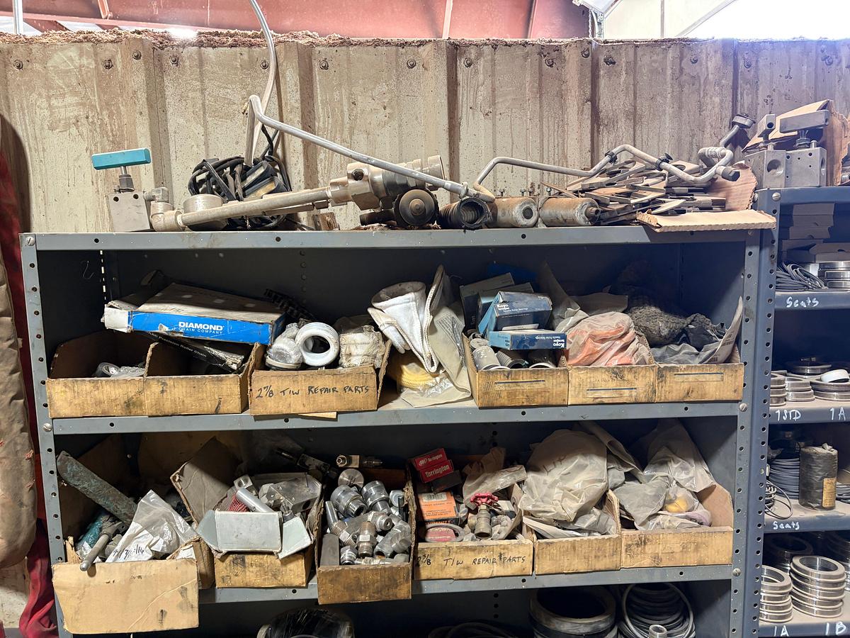 Used Lot of assorted frac valve parts