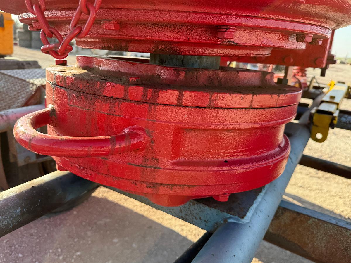 Used FOSTER 54-02 SIZE 2-3/8” - 8-5/8” HYD POWER TONG W/ BACK-UP, TONG CYL, TRANSPORT TRAILER