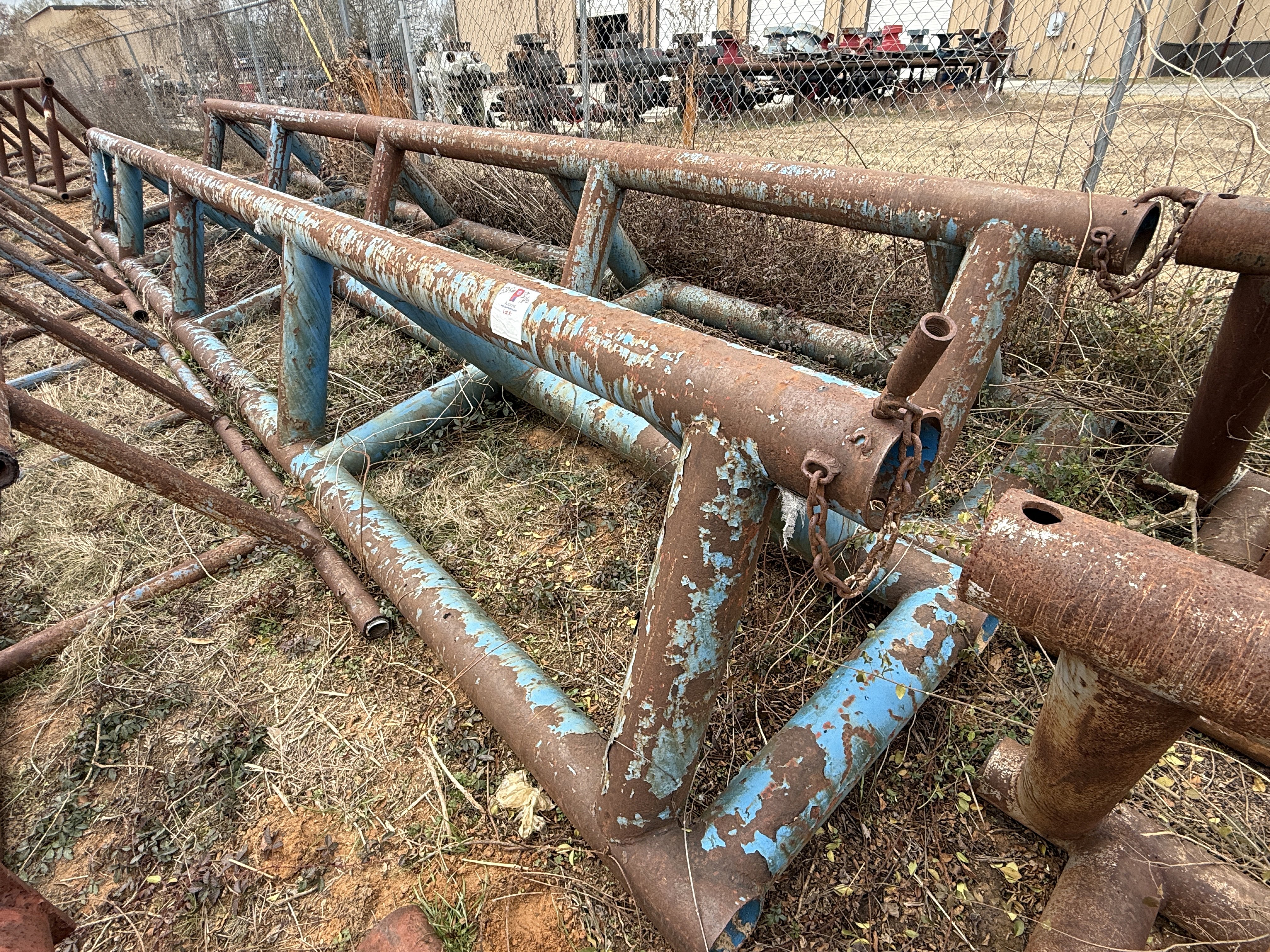 Used (2 X $) 30’ X 38” TRIANGULAR PIPE RACKS