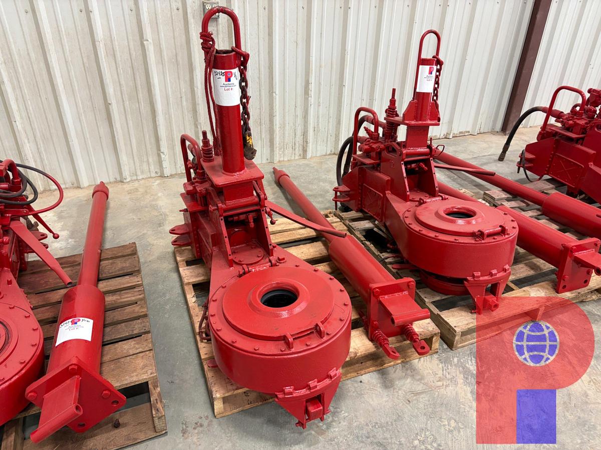 Used MODEL 58-93R HYDRAULIC TUBING TONG W/ 6’ HYD. LIFT CYLINDER