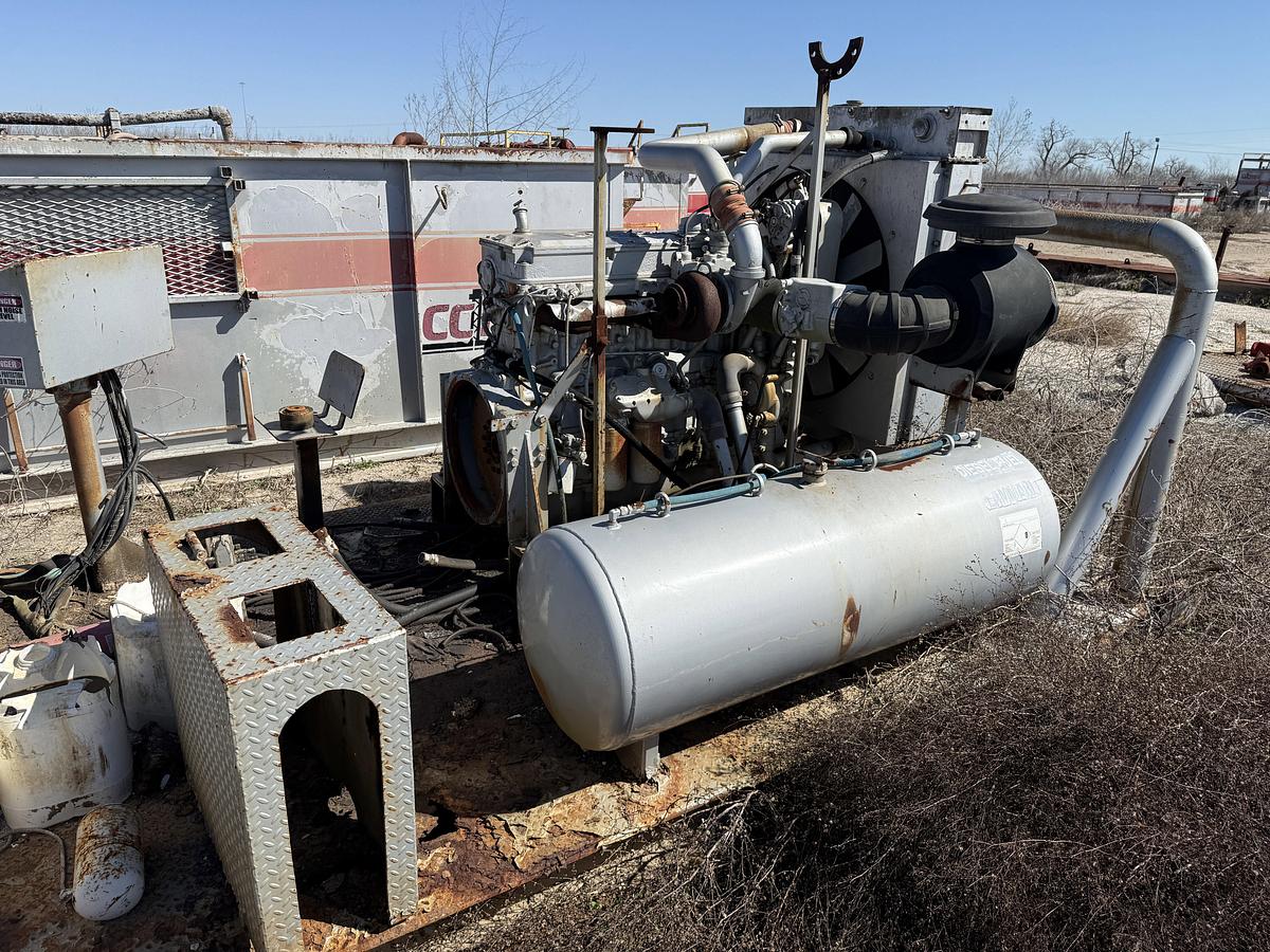 Used 25’ X 8’ PUMP SKID W/ DETROIT SERIES 60 & CONTENTS (INCOMPLETE)