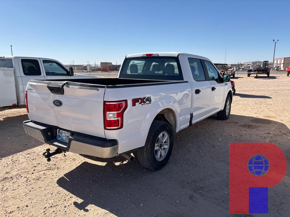 Used 2018 FORD F-150 CREW CAB PICKUP TRUCK, 4X4