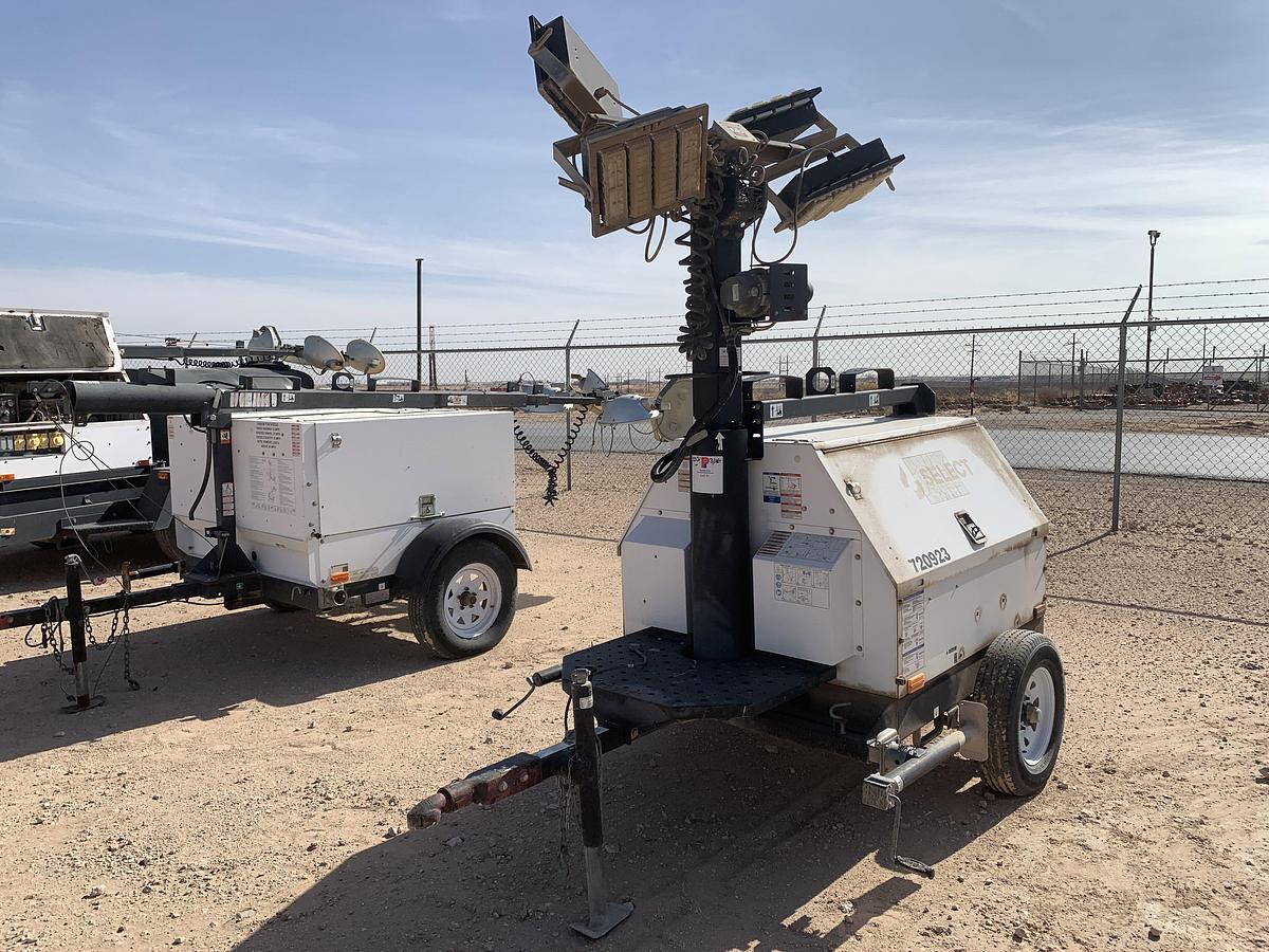 Used 2015 MAGNUM TRAILERS MLT4060K S/A BUMPER PULL 6KW LED LIGHTTOWER