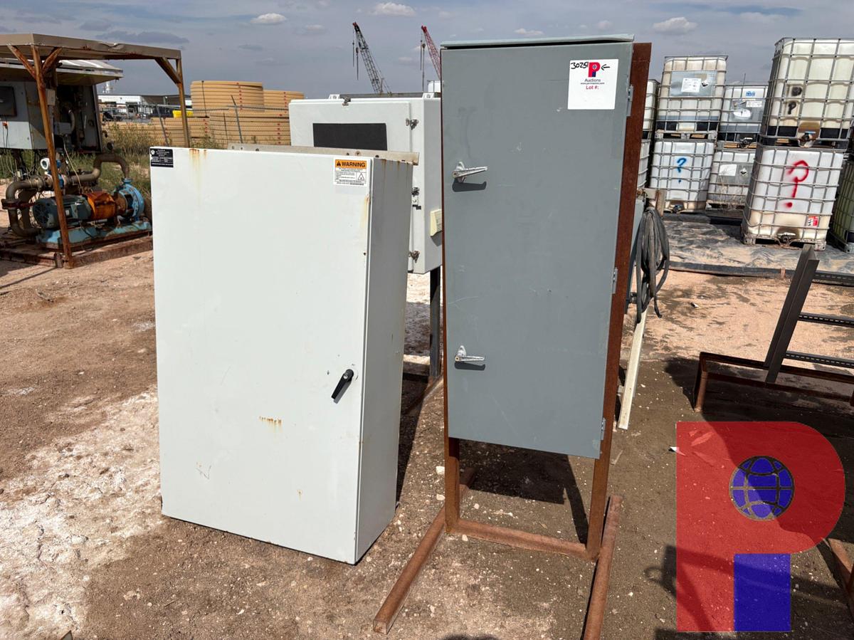 Used (4) BREAKER BOXES/ ELECTRICAL CONTROL BOXES
