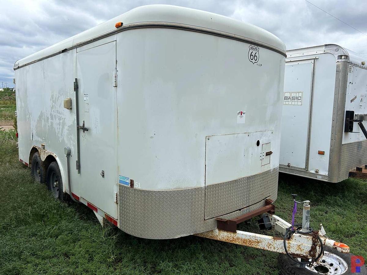Used 2004 CM TRAILERS 15’ T/A CREW / DOGHOUSE BUMPER PULL TRAILER