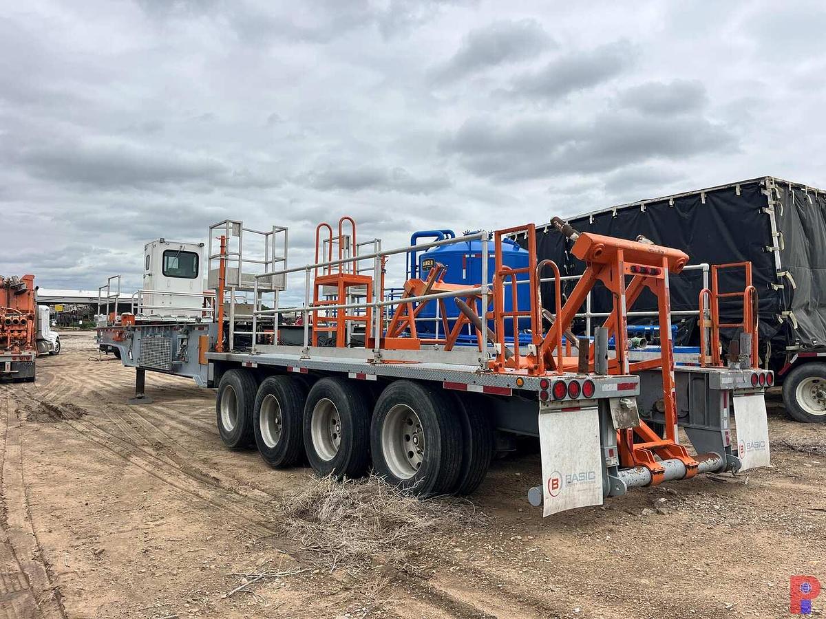 Used 2015 NOV HYDRA RIG 4 AXLE COIL TUBING REEL TRAILER
