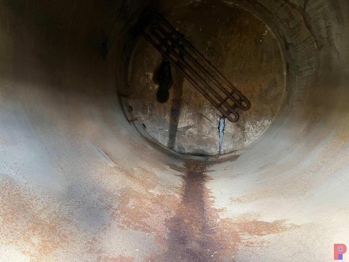 Used SKIDDED 12’DIAMETER X 20’H 400BBL STORAGE TANK